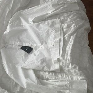 white long sleeve shirt